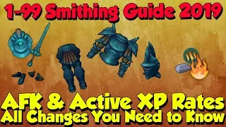 1-99/120 Smithing Guide! Fast & AFK Methods [Runescape 3] New Post-Rework