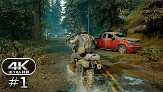 Days Gone PC Gameplay Walkthrough Part 1 4K 60FPS ULTRA HD No Commentary