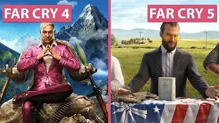 [4K] Far Cry 4 vs. Far Cry 5 Graphics Comparison