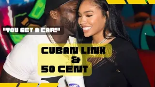 50 Cent Surprises Cuban Link With Her Dream Car 🔥🚘  #50cent #cubanlink