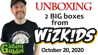 Unboxing 2 big boxes from WizKids! - Oct. 20, 2020