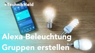 Alexa Smart Home Gerätegruppe erstellen - Anleitung Deutsch