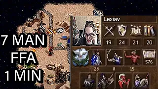 Starts as a Free-For-All but everyone turns on Lexiav | Heroes 3 HotA Multiplayer.