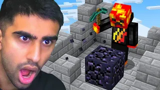 Minecraft But If Your Obsidian Breaks You Die