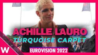 Achille Lauro (San Marino) @ Eurovision 2022 Turquoise Carpet Opening Ceremony