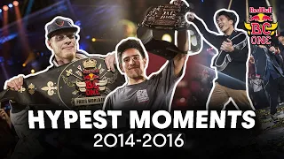 Hypest Moments from Red Bull BC One 2014 - 2016 | Highlights