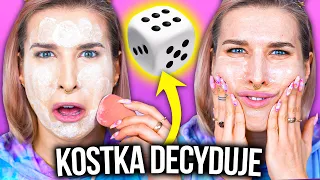 ♦ KOSTKA decyduje o moim makijażu + ONE DIP challenge 😱 Agnieszka Grzelak Beauty