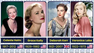 List of Beautiful Legendary Old Hollywood Actresses 🤪 Old starlets