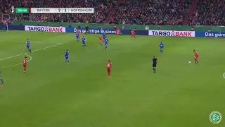 Lewandowski first goal vs Hoffenheim