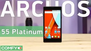 Archos 55 Platinum - бюджетный фаблет с IPS-экраном - Видео демонстрация