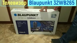 Обзор распаковка телевизора Blaupunkt 32WB265 из Rozetka