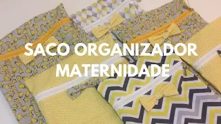 Saco ORGANIZADOR para maternidade ou viagem - Enxoval Fácil