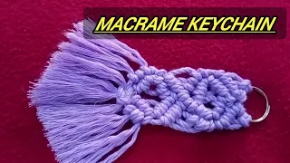 DIY 4 Macrame Keychain Tutorial | Easy Macrame Keychain l How to make Macrame Keychains ?