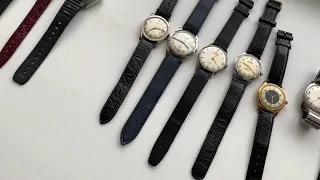 Александр Бродниковский-видеообзор на коллекцию винтажных швейцарских наручных часов