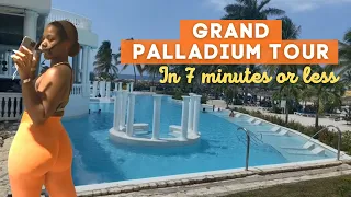 Grand Palladium Resort Tour in 7 mins or less|| Sister Vlog ||