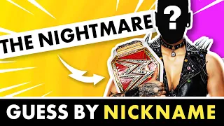 Guess the WWE wrestler by NICKNAME | WWE QUIZ