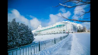 What is Mackinac Island and Grand Hotel like in the winter?