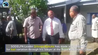 Rabuka makes another application for bail variation