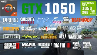 GTX 1050 2GB Test in 30 Games in 2021