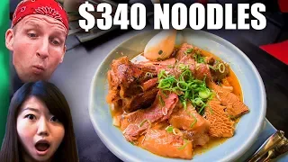 $3 Noodles VS $340 Noodles! (WORLD RECORD Breaking Bowl of Noodles!)