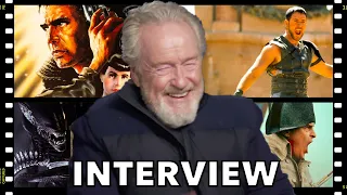 Ridley Scott Talks NAPOLEON and Look Back At His Most Iconic Movies | INTERVIEW