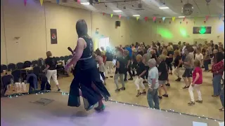 Waterfall Line Dance Demonstration with Maggie Gallagher at Boogie Fest 2023