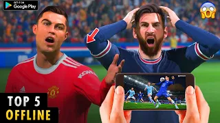 😱Top 5 Best Football Games for Android Online/Offline😍 | Android Best Football Games 2022 Offline |