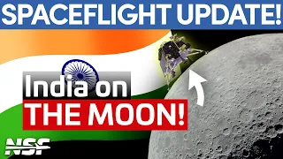 India Lands On The Moon; Russia's Lander Crashes | This Week In Spaceflight