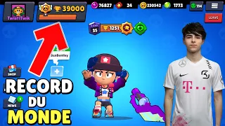 BRAWL STARS - RECORD DU MONDE 39 000🏆 EN DUO SURVIVANT !!