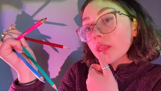 ASMR spit painting: drawing on your face and erasing it with spit (personal attention roleplay)