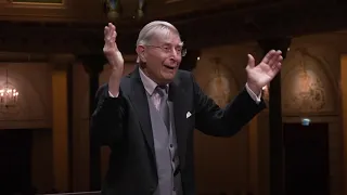 Final chords of Bruckner's Symphony No. 4 by the Vienna Philharmonic and Herbert Blomstedt