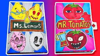 (Horror Game) Ms. LemonS🍋 vs Mr. TomatoS Game Book🍅