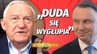 "Andrzej Duda się WYGŁUPIA" Miller o KOMEDII w wykonaniu prezydenta i PRZEKRACZANIU kompetencji