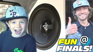 Funny Little Kid Plays His FAVORITE BASS SONGS w/ EXO's LOUD 18" Subwoofer Wall Build & Loudest SPL!