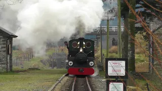 Linda on the Ffestiniog Railway 31/03/2018