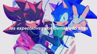 Sonic y Shadow ❤💙 // GUY. exe - Superfuit  (sped up) -  Sub español /subtitulado al español