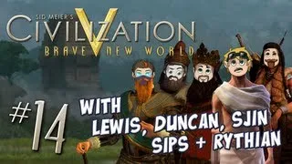 Civ 5 Multiplayer Challenge Part 14 - Like taking Gandhi from a babby