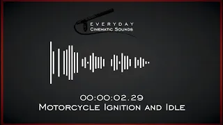 Motorcycle Ignition and Idle | HQ Sound Effect