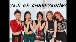 Ranking ITZY as Dancers (made by a dancer)