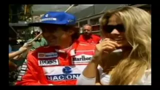 Ayrton Senna Fala Sobre Adriane Galisteu Italia 1994