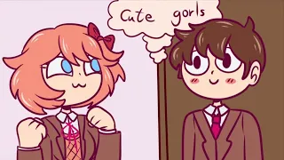 DDLC Dub - The real reason MC join the literature club