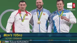 Cử tạ Nam 105 kg chung kết Olympic Rio 2016