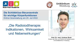 Die Schilddrüse-Steuerzentrale für wichtige Körperfunktionen: Referent Prof. Dr. med. Andreas Buck