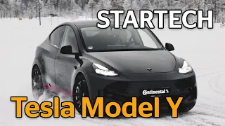 STARTECH Tesla Model Y  | Winter High Performance Event Finnland 2022 ❄️ | Continental