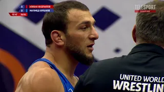 ЧР-2020. ВБ. Финал  92 кг.  Алихан Жабраилов - Магомед Курбанов.