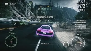 Need For Speed: Rivals Multiplayer - Audi R8 V10 vs. Lamborghini Veneno Duel on Grand Peak Drive