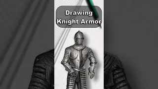 Drawing Knight Armor #shorts #medieval