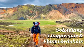 Solo hiking Laugavegur & Fimmvörðuháls - June / July 2023