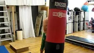 UFC Fighter Gabriel Gonzaga on the Heavy Bags at Fighthouse 13