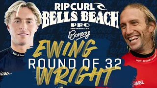 Ethan Ewing vs Owen Wright | Rip Curl Pro Bells Beach - Round of 32 Heat Replay